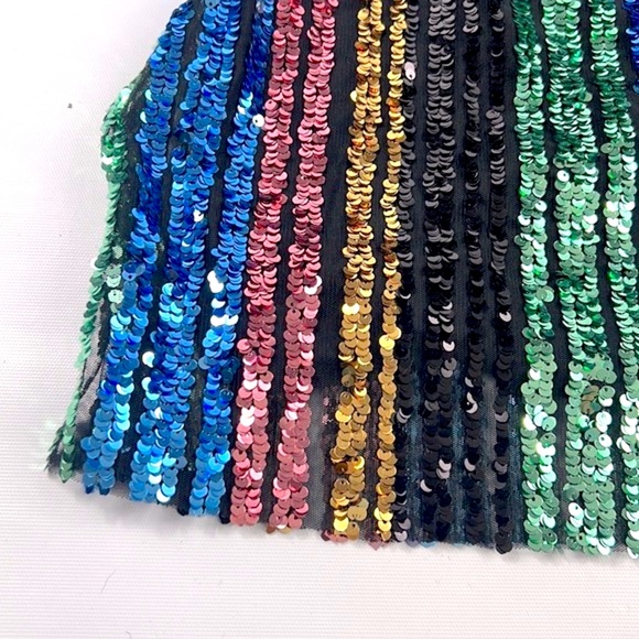 Show Me Your MuMu Vivian Sequined Mini Dress - Picture 9 of 12